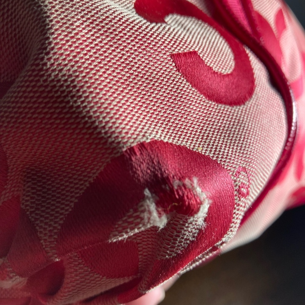 Coach 14530 POPPY Block Op Glam pink Women's Tote Bag - Picture 7 of 10